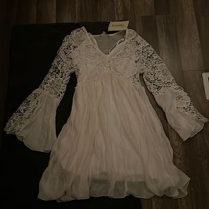 Cream Color Small Dress